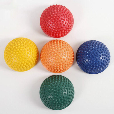 JUFIT Yoga Ball Physical Fitness Yoga Half Exercise Balance Appliance Stepping Massage Tool Gym Fitness Semicircle Message Ball