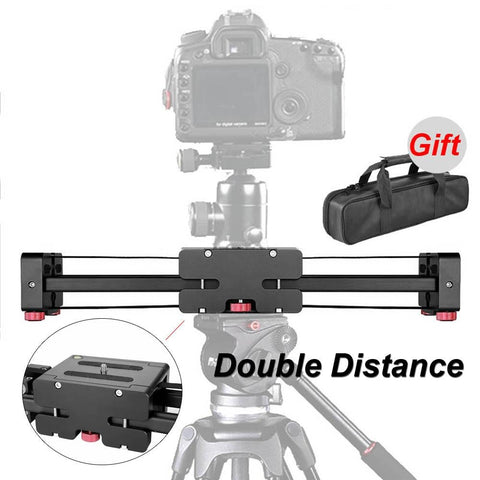 New Professional Adjustable DSLR Camera Video Slider Track 50cm Double Distance For Canon Nikon Sony Camera DV Dolly Stabilizer
