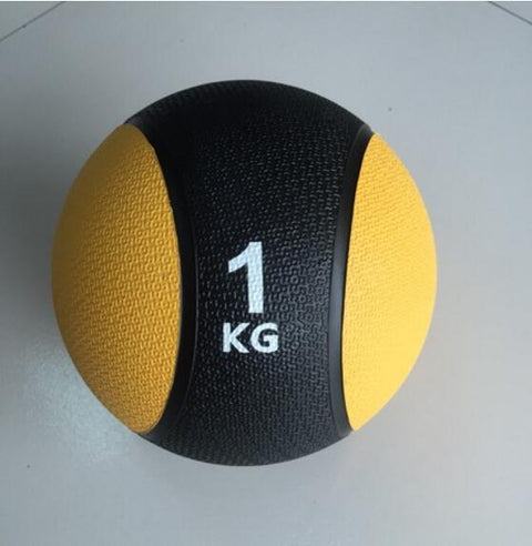 1kg/pcs Nature Rubber Fitness Balls medicine ball gravity ball Gym ball For waist abdomen rehabilitation training
