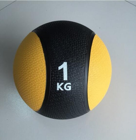 1kg/pcs Nature Rubber Fitness Balls medicine ball gravity ball Gym ball For waist abdomen rehabilitation training