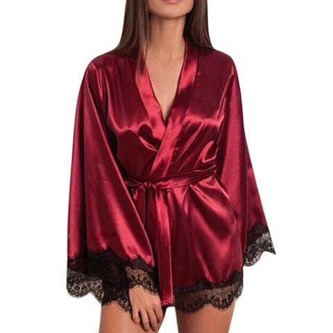 Plus Size Women Night Dress Lace Patchwork Night Gown Sexy Sleepear Vintage Long Sleeve Lingerie Nightwear Nighty Dress Clothes