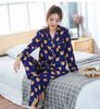 New Arrivals 2018 Lovers Pyjamas Women Silk Satin Pajama Sets Cartoon Bear Couple Pajamas For Women Sleepwear Sets Pijama Mujer