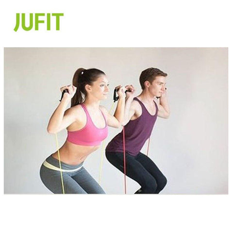 JUFIT Fitness Resistance Bands Latex Resistance Bands Fitness Workout Musculation  Exercise  Equipment Elastic Bands For Sports