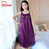 Yidanna 2018 Lace Nighties Lingerie Homedress Sexy Sleep Clothing Women Nightgowns Silk Sleepshirts Sleeveless Sleepwear Summer