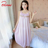 Yidanna 2018 Lace Nighties Lingerie Homedress Sexy Sleep Clothing Women Nightgowns Silk Sleepshirts Sleeveless Sleepwear Summer