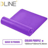 1.5m Pilates Elastic Band For Fitness Resistance Bands Rubber Bands Yoga Stretching Belt Pull up Gym Body Exercise Band