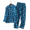 Korea Cute cartoon 100% cotton pyjamas women pajamas sets autumn 100% Brushed cotton winter warm women sleepwear pijamas mujer