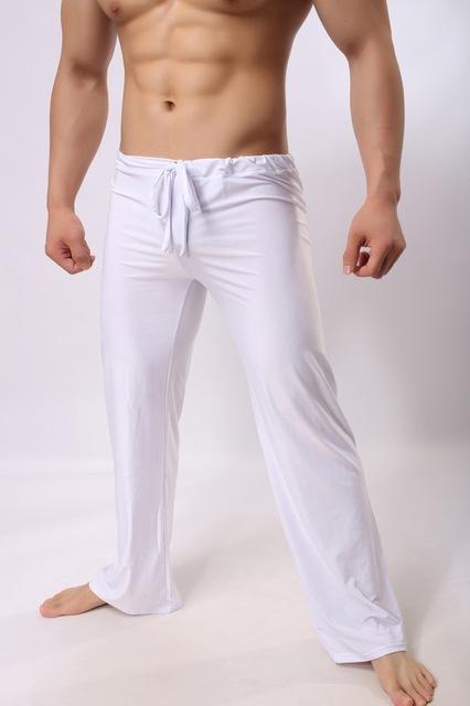 Men Viscose Sleepwear Hooded Pajama Sets Long Sleeve Trousers Comfort Loose Nightgown Male Home Clothing Plus Size