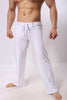 Men Viscose Sleepwear Hooded Pajama Sets Long Sleeve Trousers Comfort Loose Nightgown Male Home Clothing Plus Size