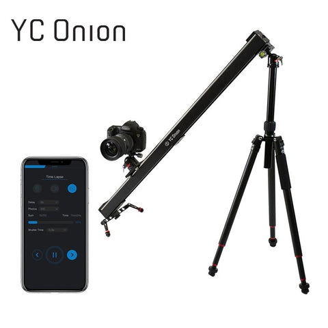 YC ONION Aluminum Motorized Camera Slider App Bluetooth Control Stable Smooth Camera Slider With Motor For Photography SLR DSLR