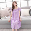 Plus Size 4XL New Sexy Silk Nightgowns Women Casual Chemise Nightie Nightwear Lingerie Nightdress Sleepwear Dress free shipping