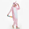 2019 Winter Animal Pajamas Stitch Sleepwear Unicorn Pajamas onesie Sets Kigurumi Women Men Unisex Adult Flannel Nightie overalls