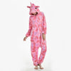 2019 Winter Animal Pajamas Stitch Sleepwear Unicorn Pajamas onesie Sets Kigurumi Women Men Unisex Adult Flannel Nightie overalls