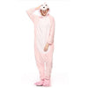 2019 Winter Animal Pajamas Stitch Sleepwear Unicorn Pajamas onesie Sets Kigurumi Women Men Unisex Adult Flannel Nightie overalls