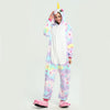 2019 Winter Animal Pajamas Stitch Sleepwear Unicorn Pajamas onesie Sets Kigurumi Women Men Unisex Adult Flannel Nightie overalls