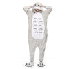 2019 Winter Animal Pajamas Stitch Sleepwear Unicorn Pajamas onesie Sets Kigurumi Women Men Unisex Adult Flannel Nightie overalls