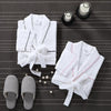 Bath Robe Men Dressing Gown Unisex Men's Robe Sleeve Solid Waffle Kimono Robe Sleep Lounge Bathrobe Peignoir Nightgowns Lovers