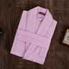 Bath Robe Men Dressing Gown Unisex Men's Robe Sleeve Solid Waffle Kimono Robe Sleep Lounge Bathrobe Peignoir Nightgowns Lovers