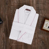 Bath Robe Men Dressing Gown Unisex Men's Robe Sleeve Solid Waffle Kimono Robe Sleep Lounge Bathrobe Peignoir Nightgowns Lovers