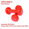 JayCreer 1LB 2LB 3LB 4LB Dumbbells Deluxe Vinyl Coated Hand Weights All-Purpose Color Coded Dumbbell for Strength Training