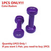 JayCreer 1LB 2LB 3LB 4LB Dumbbells Deluxe Vinyl Coated Hand Weights All-Purpose Color Coded Dumbbell for Strength Training