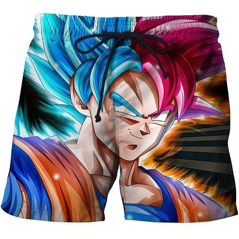 Dragon Ball Z Goku Print Swimwear Men Sexy Casual Boardshort Fitness Mens 6XL Beach Shorts Funny 3D Swimsuit s-6xl summer 2019