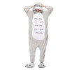 2019 Winter Unicorn Pajamas Stitch Animal Sleepwear onesie Kigurumi Women Men Unisex Adult Flannel Nightie Home clothes Sets