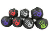 Palm print style Dual grip Medicine Ball Rubber Fitness Ball Imbalance Training Solid Gravity Ball