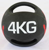 Palm print style Dual grip Medicine Ball Rubber Fitness Ball Imbalance Training Solid Gravity Ball