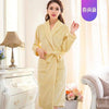 Fashion Winter Men's Mini Kimono Robe Autumn Lady Flannel Bath Gown Yukata Nightgown Sleepwear Sleepshirts One Size