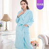 Fashion Winter Men's Mini Kimono Robe Autumn Lady Flannel Bath Gown Yukata Nightgown Sleepwear Sleepshirts One Size
