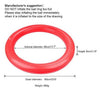 Yoga ball fitness balance ball ring 65CM thick explosion-proof fixed ring base