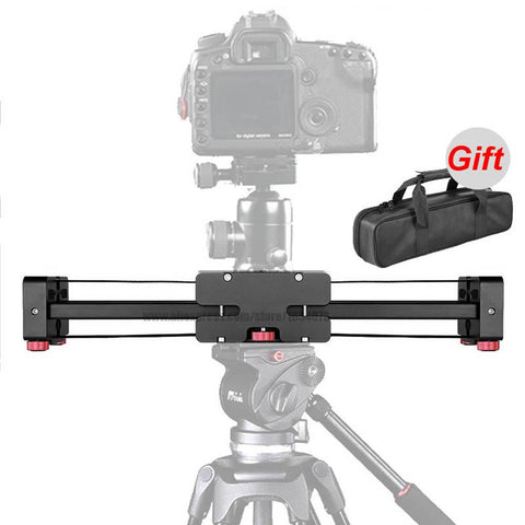 New Portable 3/8" Adjustable DSLR Video Camera Slider 40cm Double Distance for Canon Nikon Sony DSLR DV Camera Dolly Stabilizer