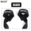 SKDK 2pcs/Pair Gym Fitness Weightlifting Hand Grips Band Dumbbell Training Wrist Support Ribbon Straps for barbell Pull up