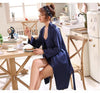 New Lovers Casual Sleepwear Loose Robe Summer Kimono Bathrobe Gown Soft Nightwear Rayon Home Wear Women Men Print Nightgown
