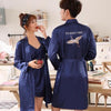 New Lovers Casual Sleepwear Loose Robe Summer Kimono Bathrobe Gown Soft Nightwear Rayon Home Wear Women Men Print Nightgown