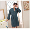 New Lovers Casual Sleepwear Loose Robe Summer Kimono Bathrobe Gown Soft Nightwear Rayon Home Wear Women Men Print Nightgown