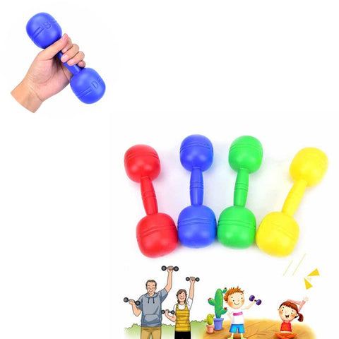 NEW Outdoor Kndergarten Fitness Exercise Toy Children's Baby Kids Dumbbell hot sale !