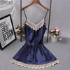 Red Women Lace Kimono Robe Set Lady Satin Bathrobe Bride Bridesmaid Wedding Robe Dress Gown Sexy Nightgown Sleepwear M L XL