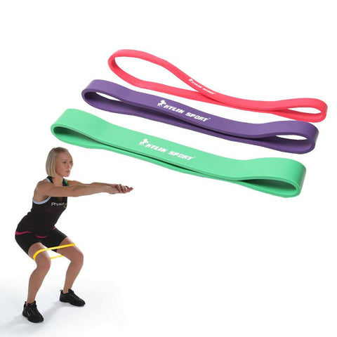 Short paragraph resistance bands  3 Level  Crossfit Athletic Power Training Rubber Bands Workout Exercises Equipment