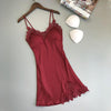 New Sexy Women Robe &amp Gown Sets Lace Bathrobe + Night Dress Two Pieces Sleepwear Womens Sleep Set Faux Silk Robe Femme Linge