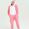 Adults Animal Kigurumi Pajamas Sets Sleepwear Cosplay Zipper Women Men Winter Unisex unicornio Stitch Cartoon Unicorn Pajamas