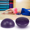 Yoga Balance Half Ball Stepping Stone for Body Building point Massage Health Care Physical Fitness Appliance GYM balance Ball
