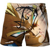 Dragon Ball Z Goku Print Swimwear Men Sexy Casual Board short Fitness Mens 6XL Beach Shorts Funny 3D Swimsuit Shorts Summer 2019
