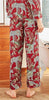 Summer Casual Men Robe Kimono Bathrobe Printed Rayon Sleepwear Long Sleeve Home Clothes Satin Dressing Gown Nightgown L XL XXL