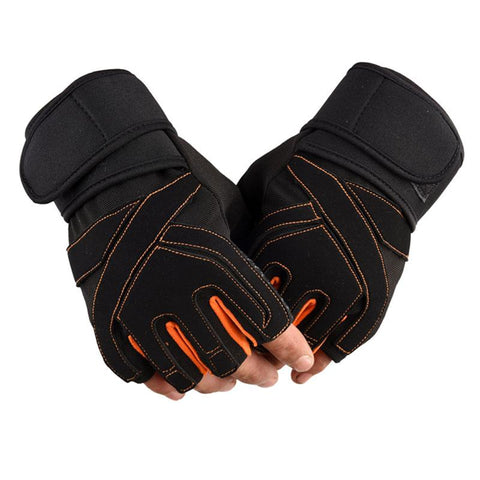 Gym Weight Lifting Gloves Dumbbell Weightlifting Fitness Exercise Non-Slip Breathable Half Finger sports Training Gloves