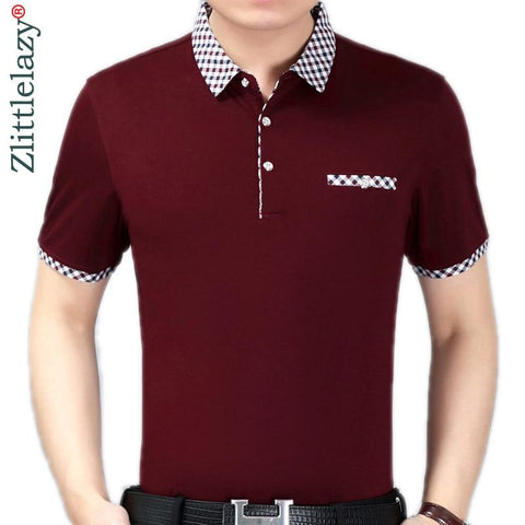 2019 summer short sleeve knitting polo shirt men clothes solid fashions polos tee shirts pol cool mens clothing poloshirt 600