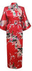 Floral Peacock Women Wedding Party Bride Bridesmaid Robe Plus Size 3XL Rayon Kimono Bathrobe Sexy Sleepwear Long Nightgown