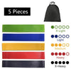 Elastic Fitness Bands Gum Set Latex Crossfit Exercise Pilates Training Resistance Band Strength Gym Rubber Equipment Expander