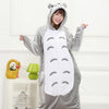 Adults Animal Kigurumi Pajamas Sets Sleepwear Cosplay Zipper Women Men Winter Unisex unicornio Stitch Cartoon Unicorn Pajamas